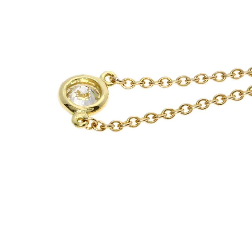 TIFFANY 18k Gold Diamond Necklace - Picture 5 of 5